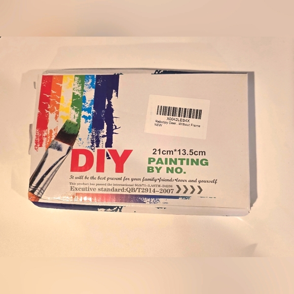 Rebotipy Deer Paint by Numbers Deer in The Forest DIY Paint by Numbers Kit Art - Picture 9 of 12